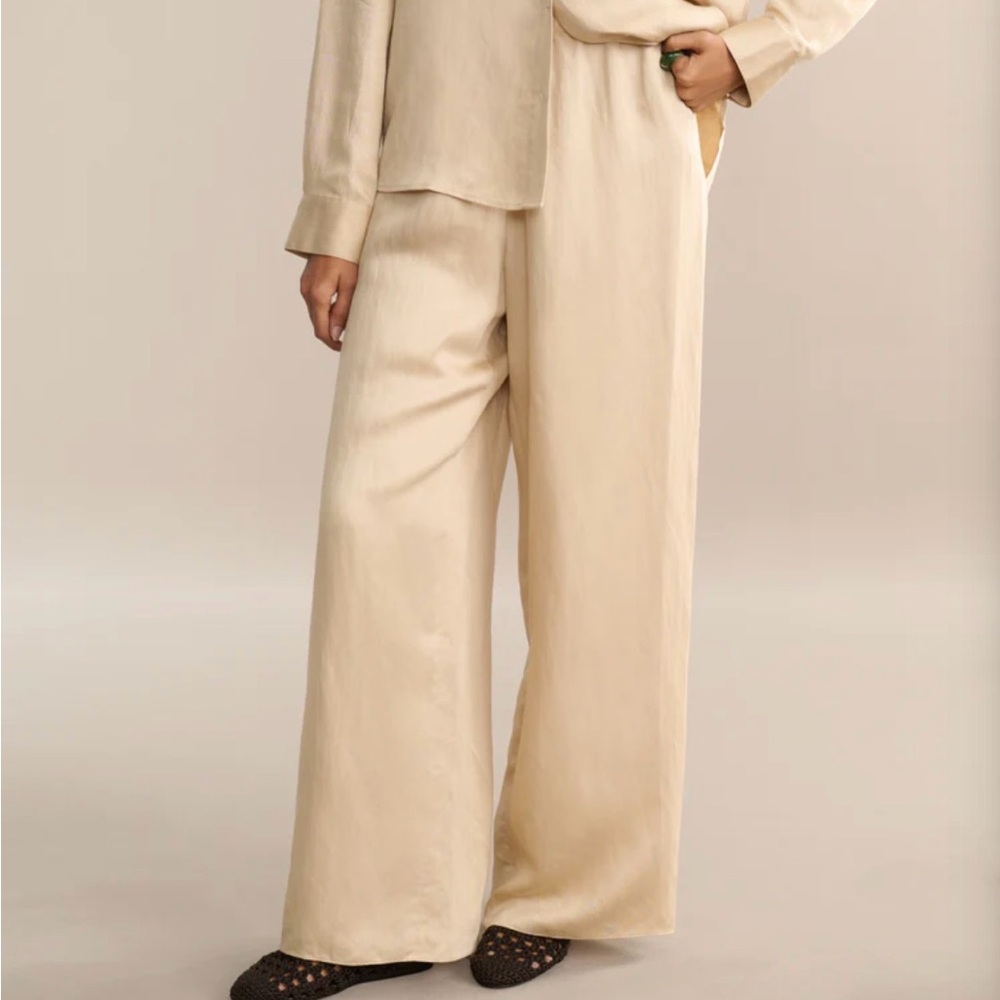 Jenni Kayne Summer Demi Pant size Small Oatmeal